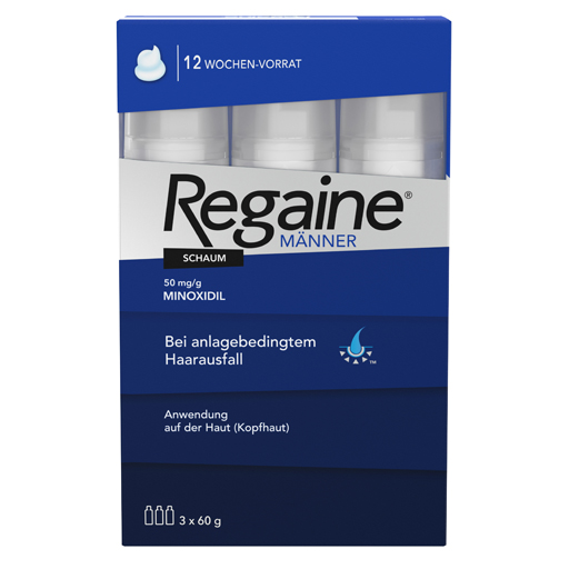 REGAINE Männer Schaum 50 mg/g  3X60 ml  Schaum