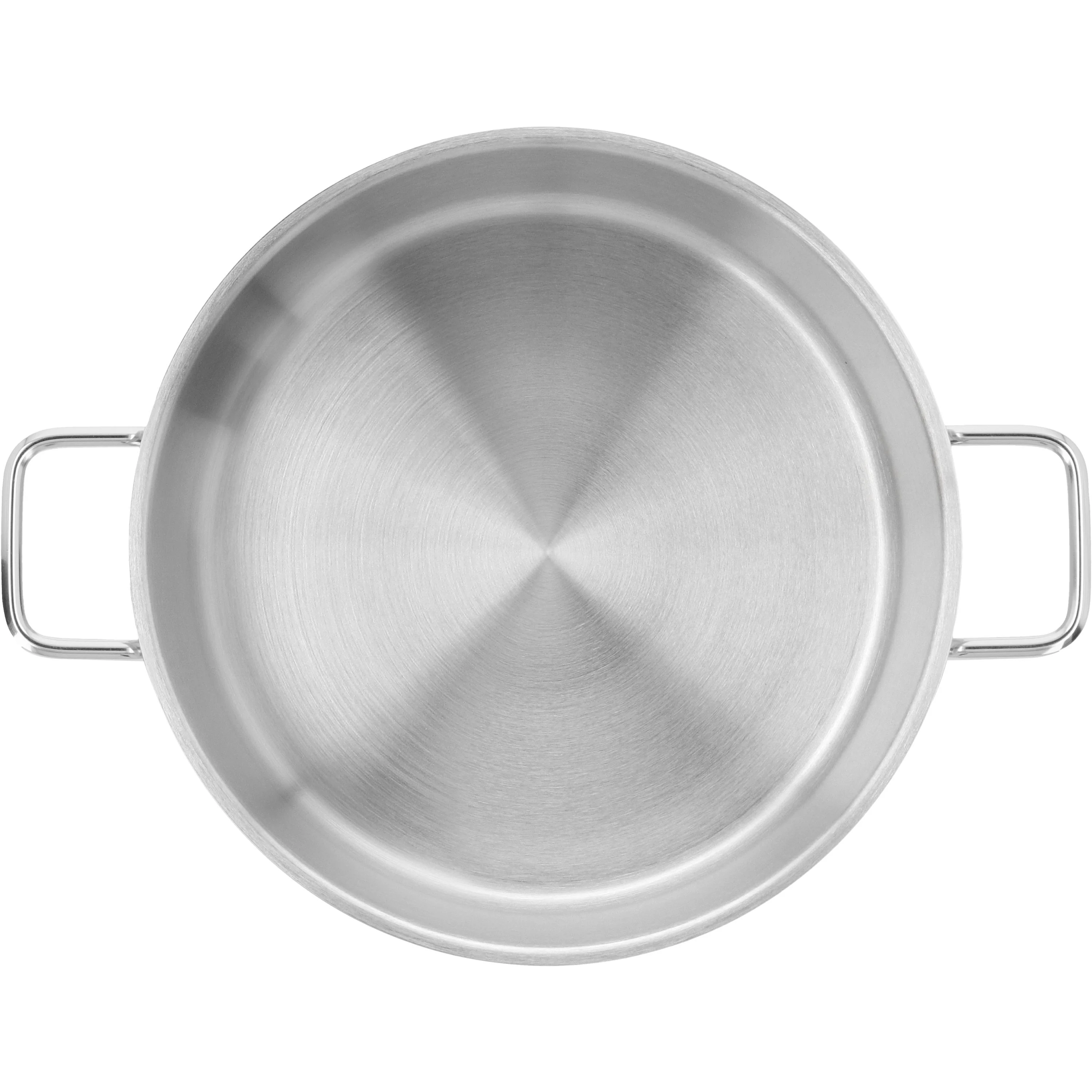 Bratentopf mit Deckel 28 cm, 18/10 Edelstahl