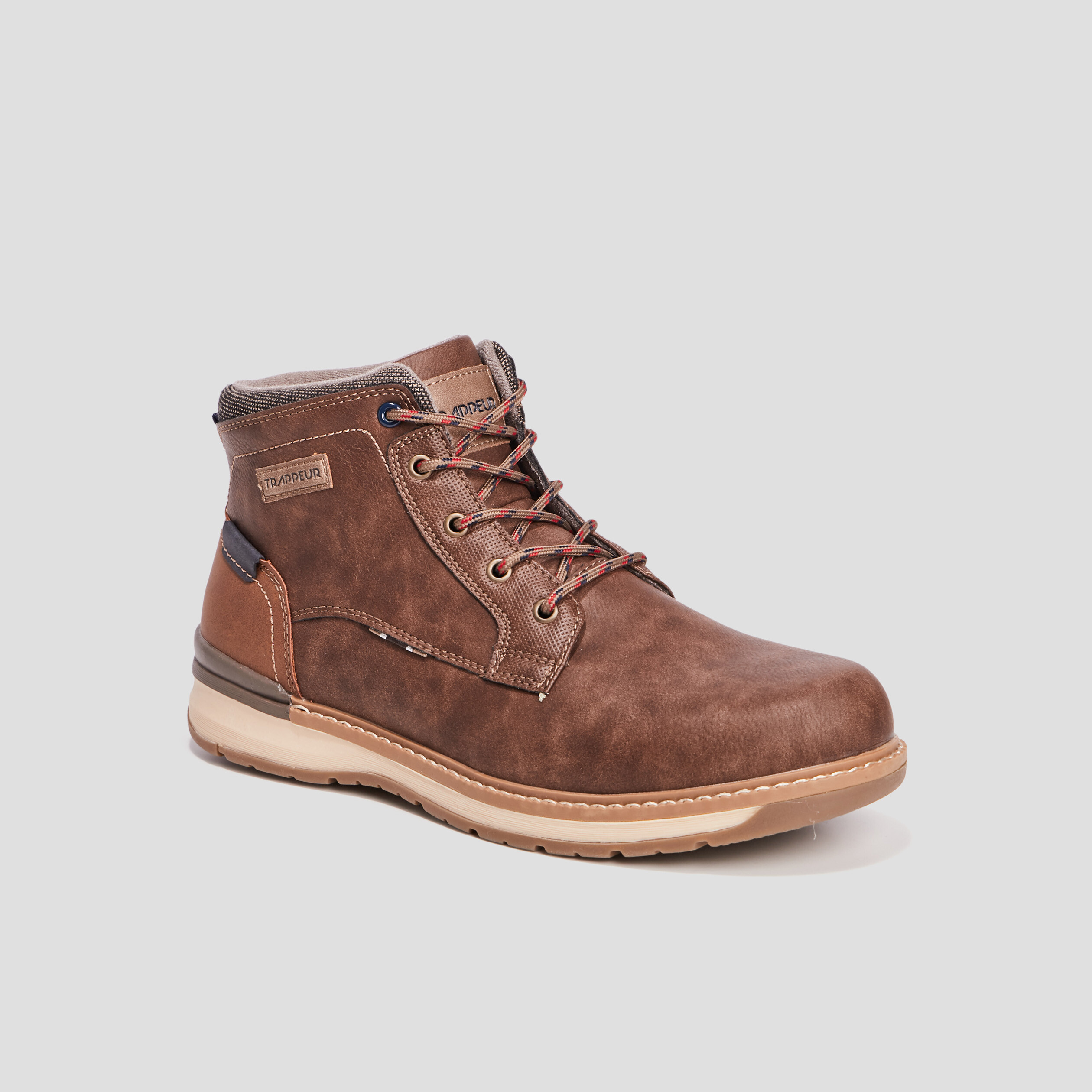 Bottines à lacets Trappeur marron homme | La Halle