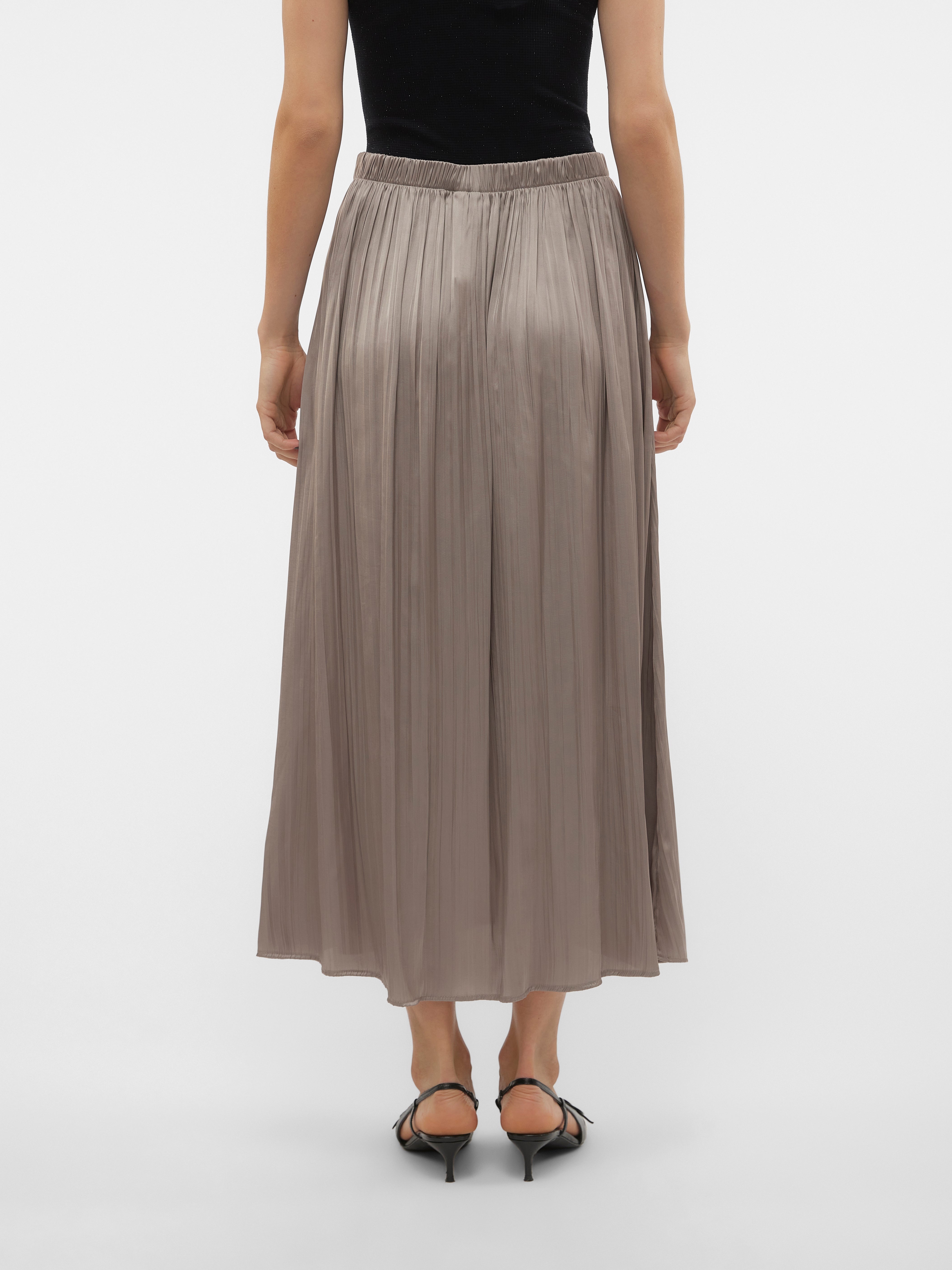 VMBETTI Hohe Taille Langer Rock