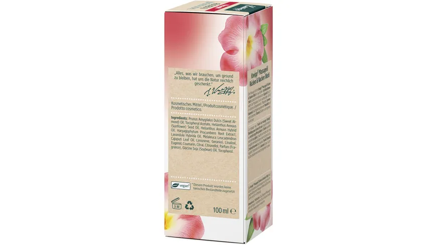 Kneipp Massageöl Rücken & Nacken Wohl 100 ml