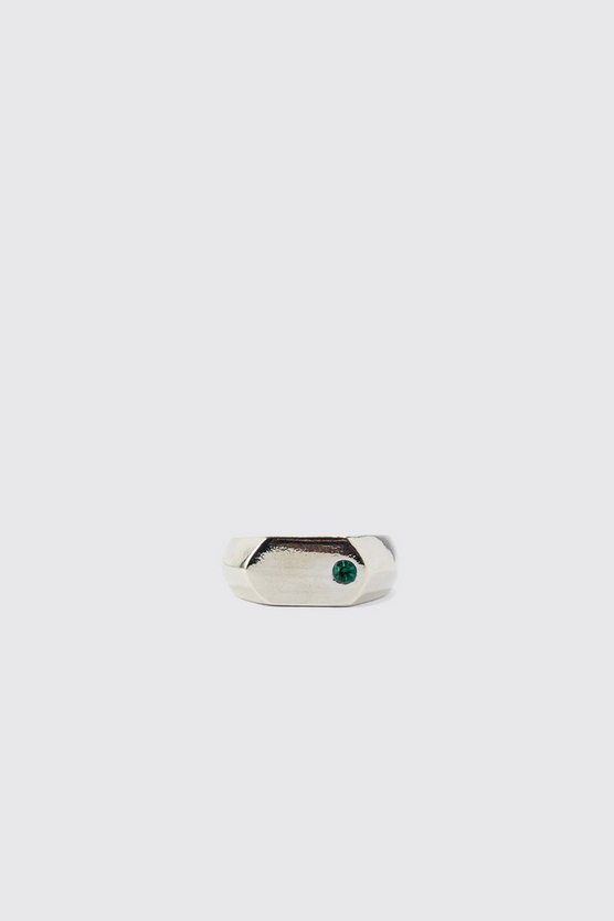 3er-Pack silberne Ringe