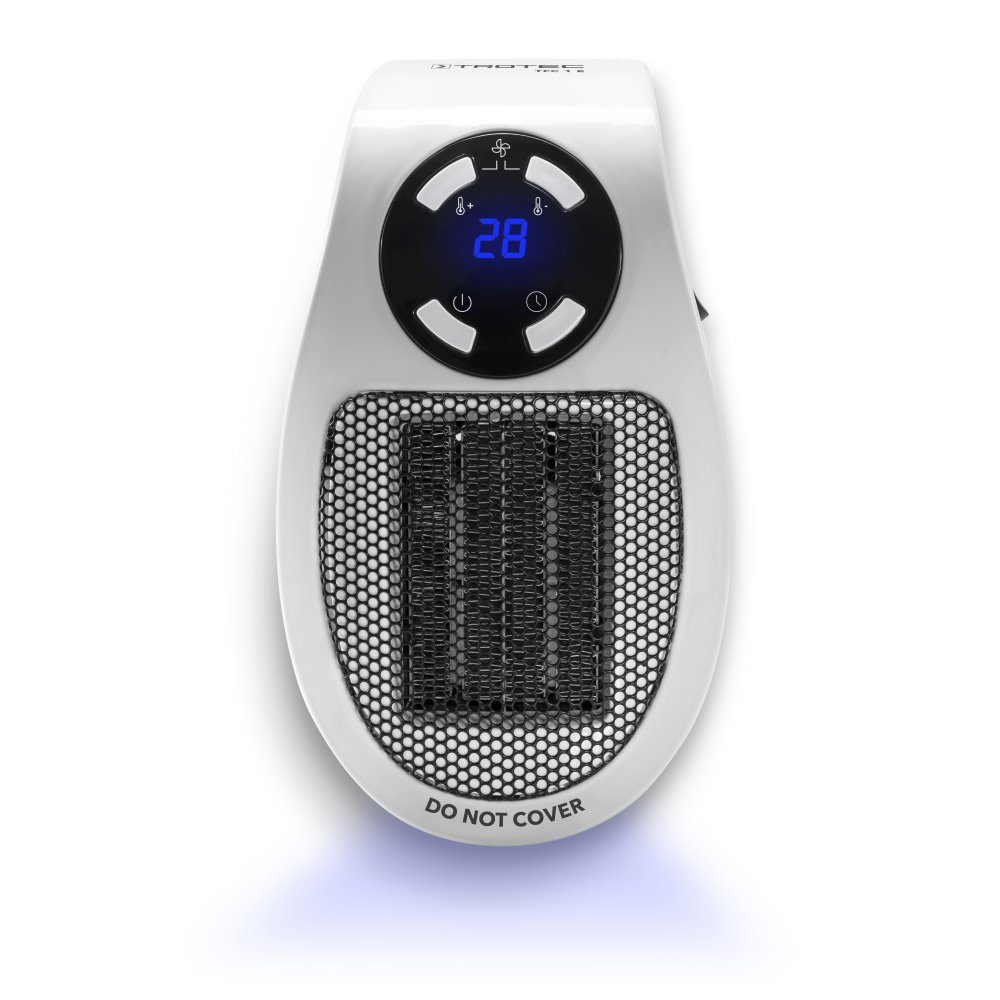 TROTEC Heizlüfter TFC 1 E, 500 W, Schnelle und angenehme Wärme 2 Ventilationsstufen Überhitzungsschutz