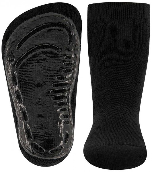 Ewers ~ Stoppersocke SoftStep ~ Uni schwarz