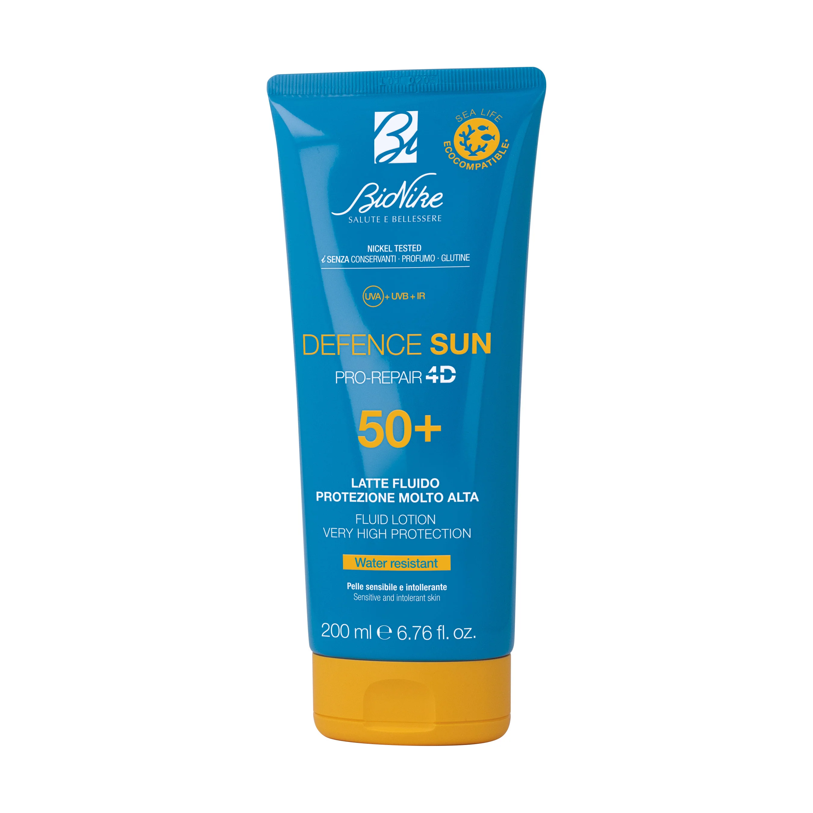 Leche solar fluida Defence SPF50+ - Leche solar corporal de alta protección.
