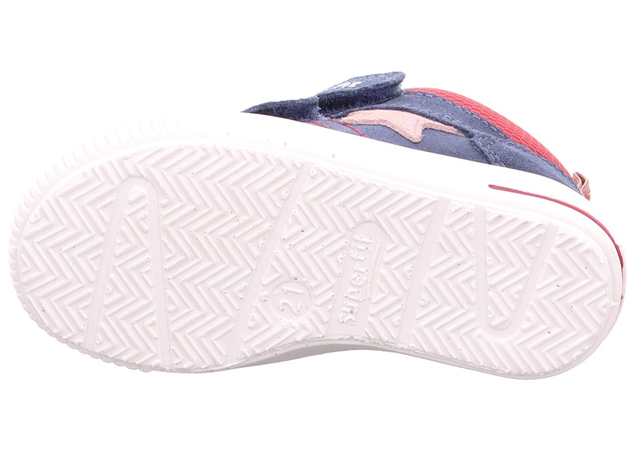 MOPPY - Blau/RotSneaker low mit Klettverschluss
