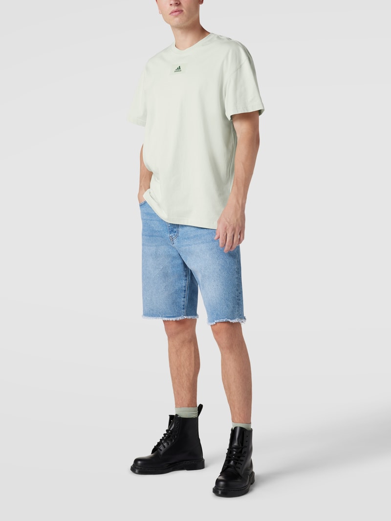 T-Shirt mit Logo-Print in mint