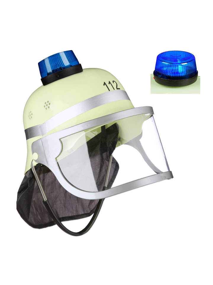 relaxdays Feuerwehrhelm in Gelb günstig kaufen onesize