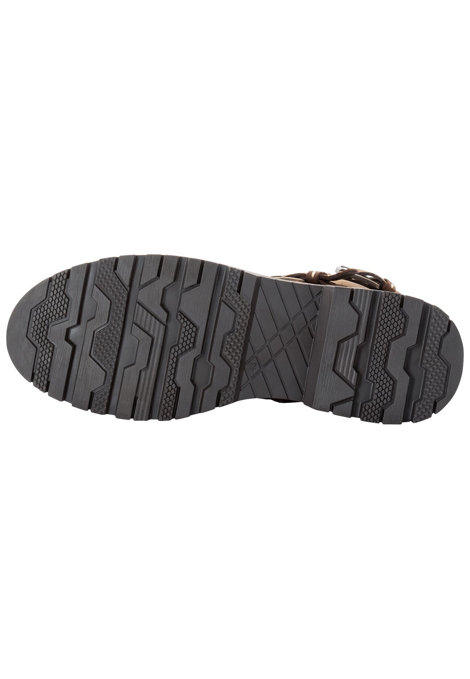 camel active aus echtem Rindsleder Schnürstiefelette