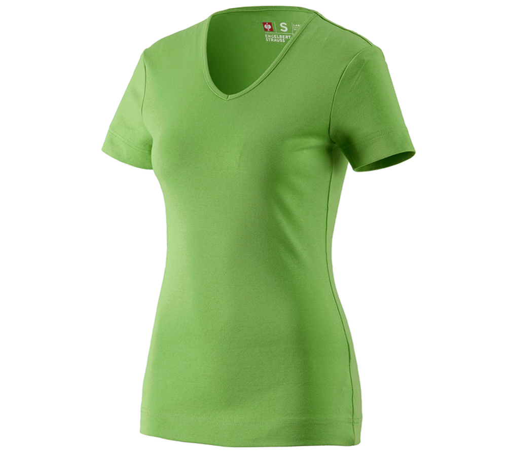 e.s. T-Shirt cotton V-Neck, Damen
