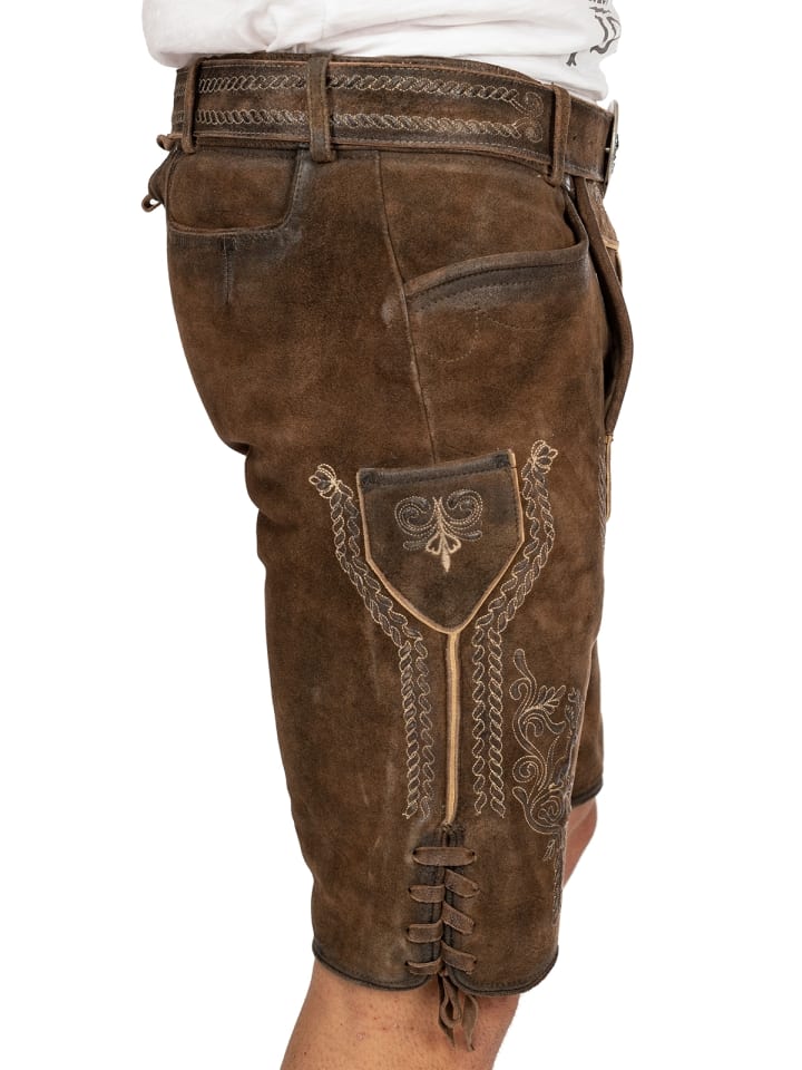 MADDOX Lederhose KOCHELSEE in kastanie günstig kaufen