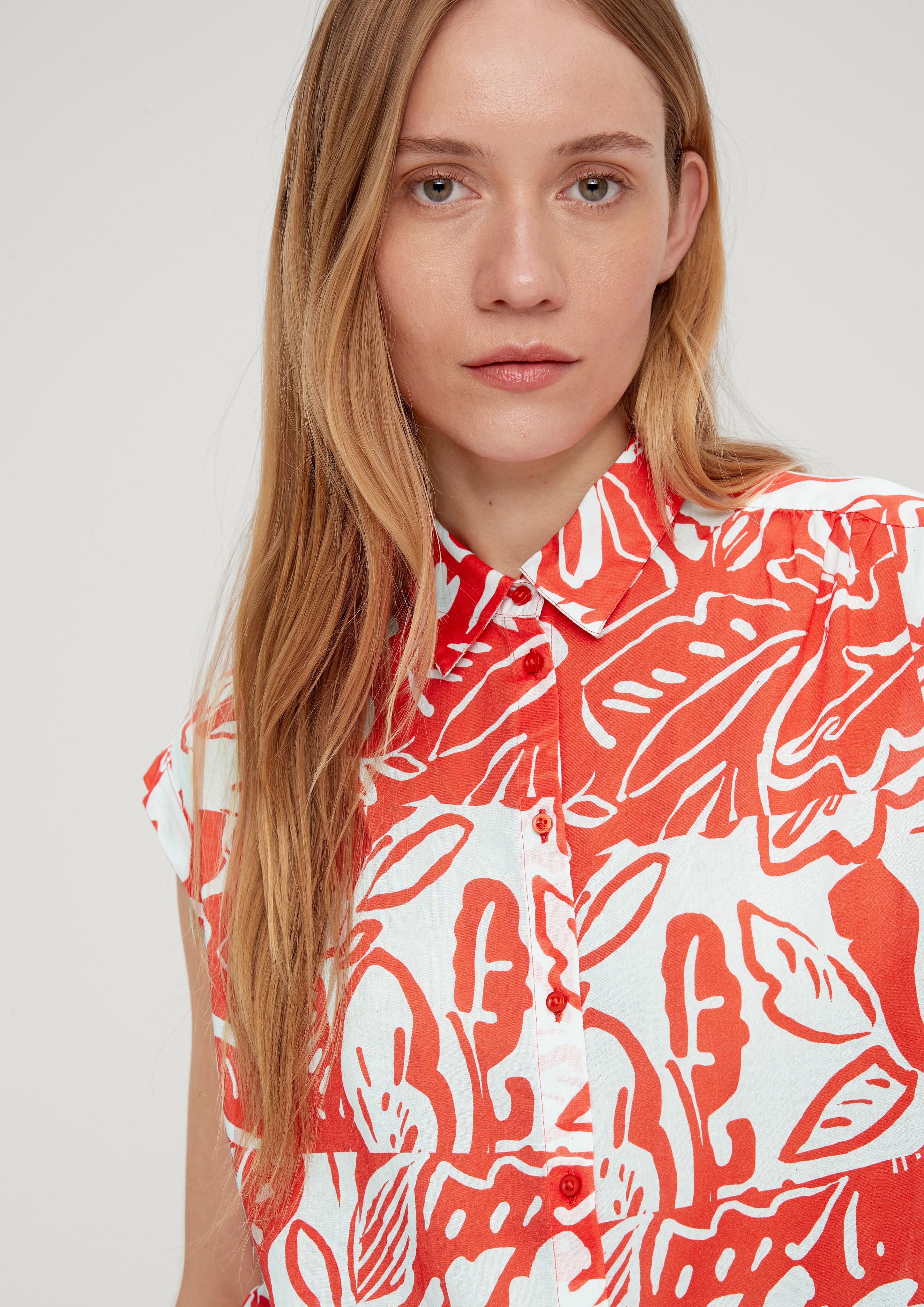 Blusenshirt mit Alloverprint  2131876-25A0