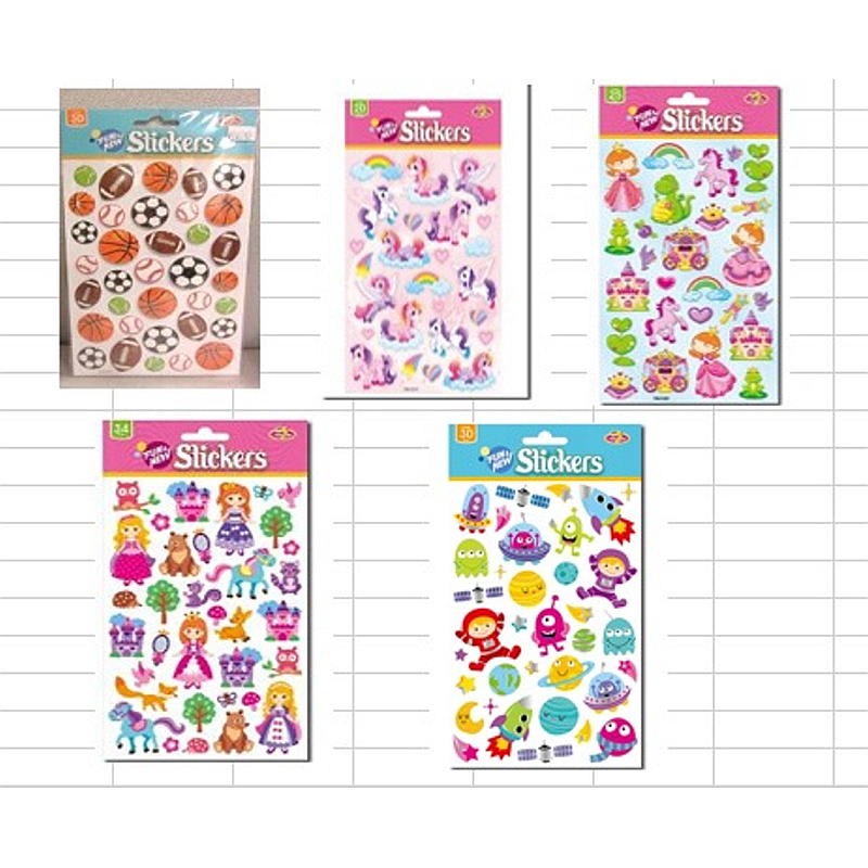Giform Stickers prinsesse/hest etc Skøy