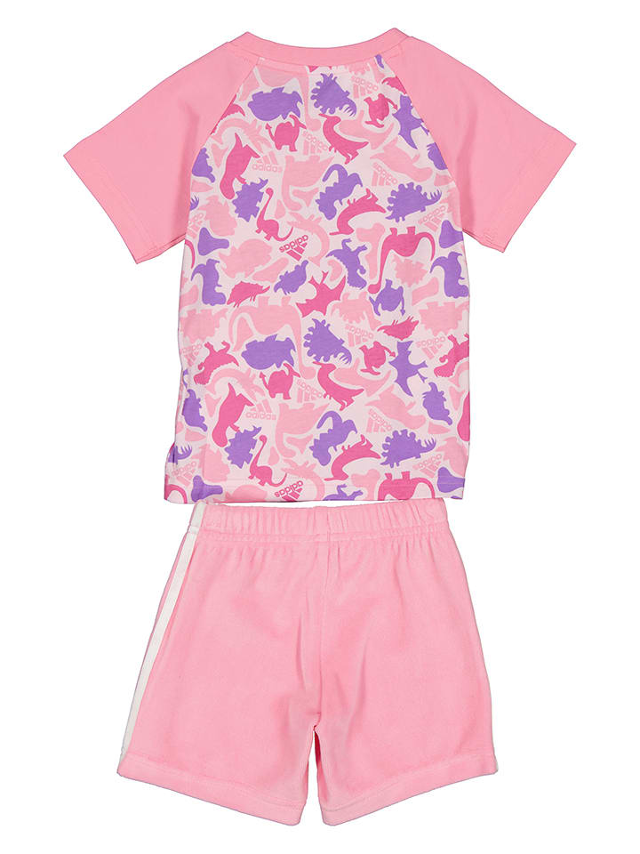 adidas 2tlg. Outfit in Rosa günstig kaufen