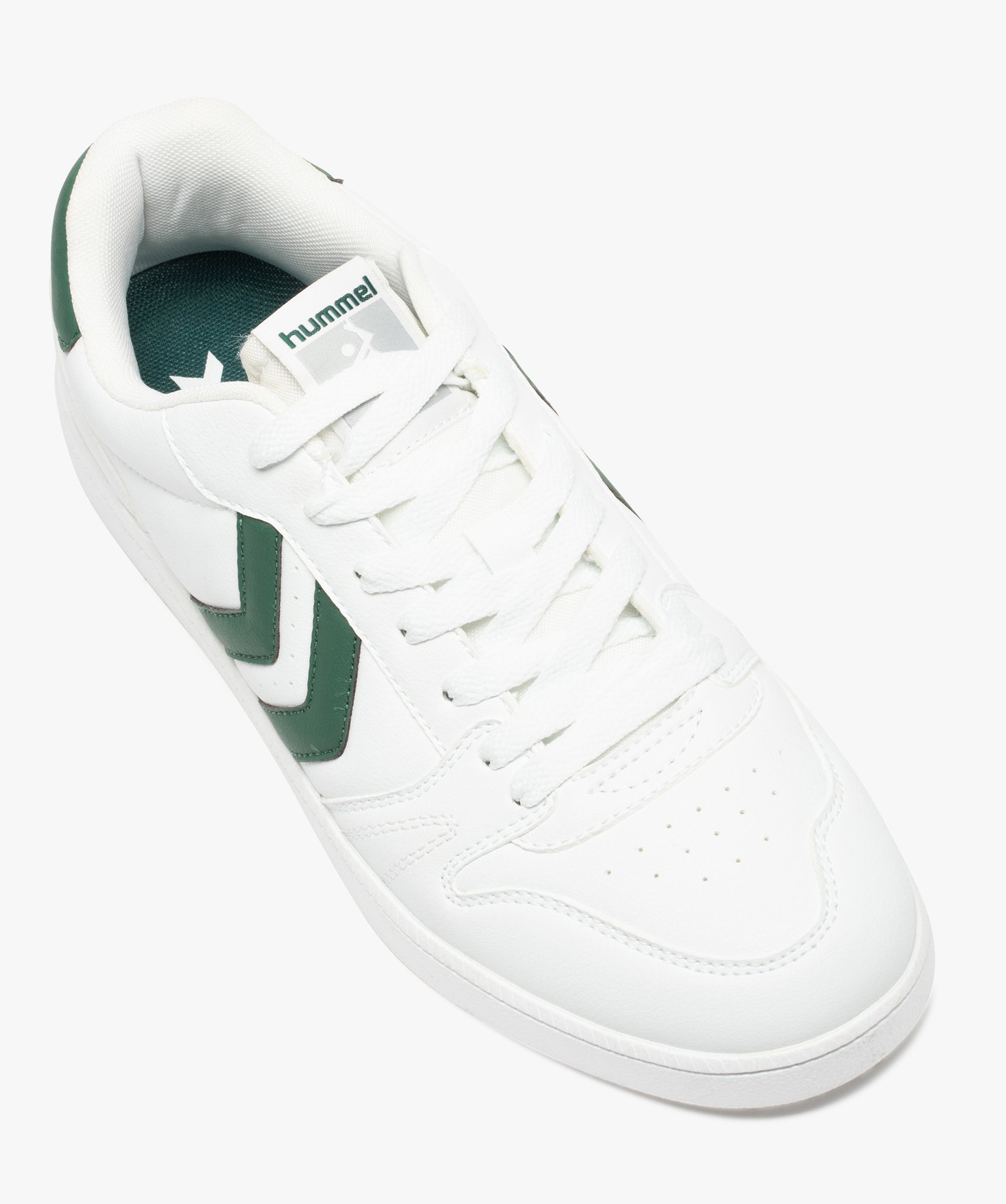Tennis homme bicolores à lacets – Hummel HandPerfekt blanc | GEMO