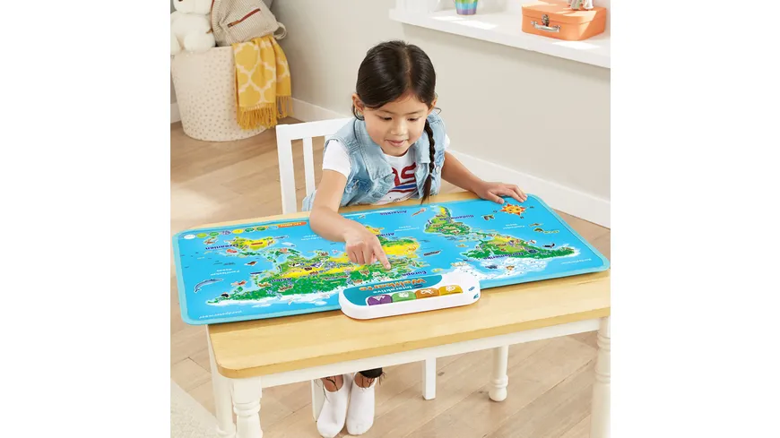 VTech 615704 - School & Go - Interaktive Weltkarte