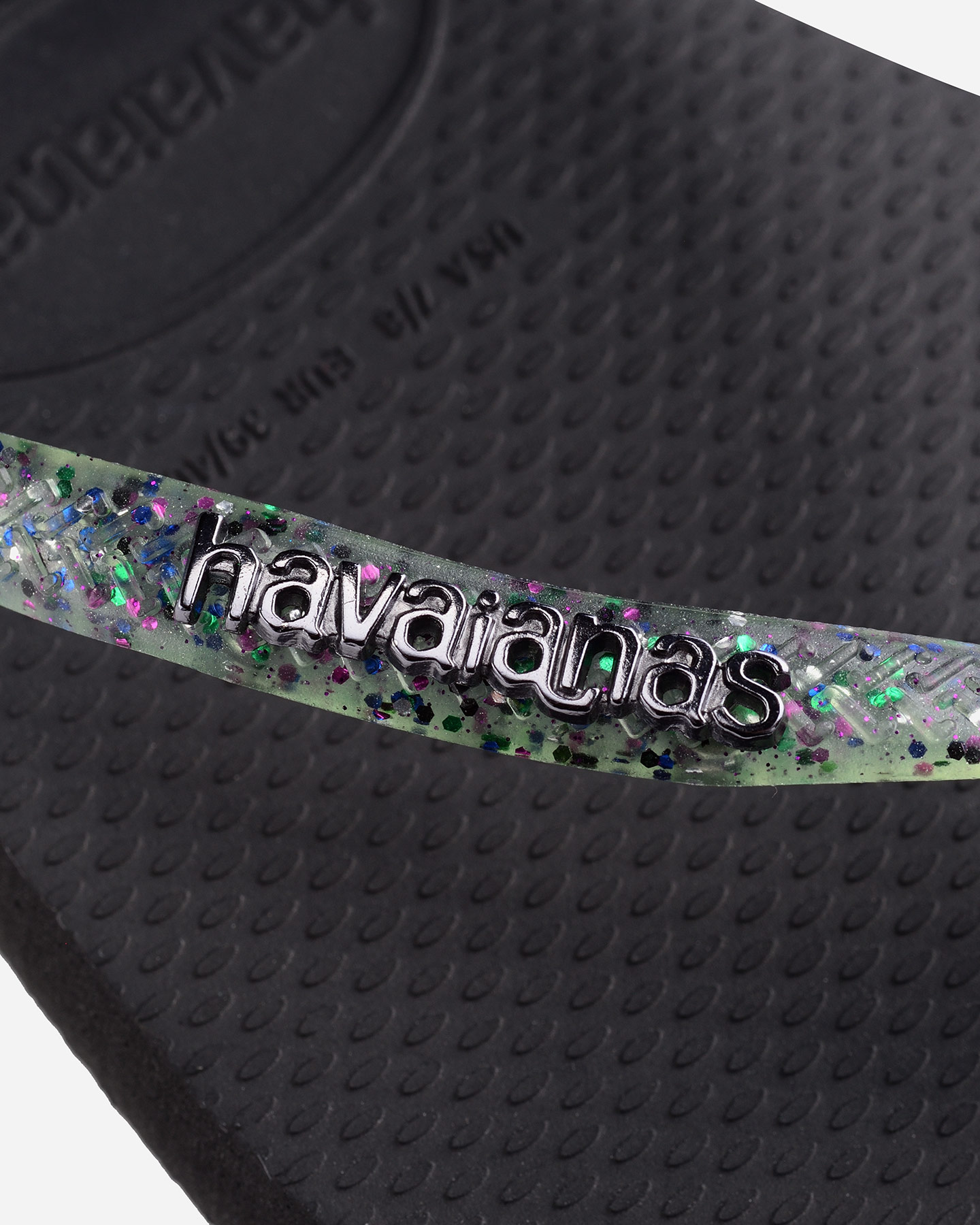 Infradito Havaianas Slim Square Logo Metallic W 4148257-0090