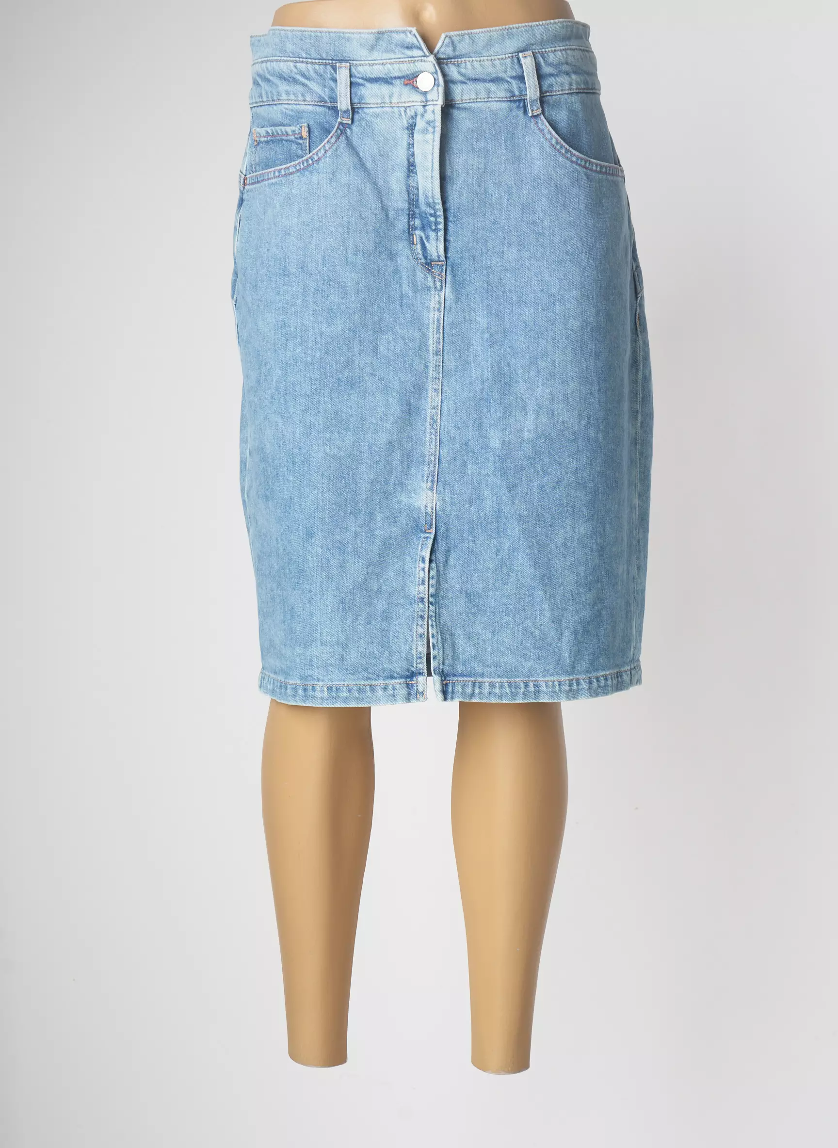 Salsa Jupes Mi Longues Femme couleur bleu