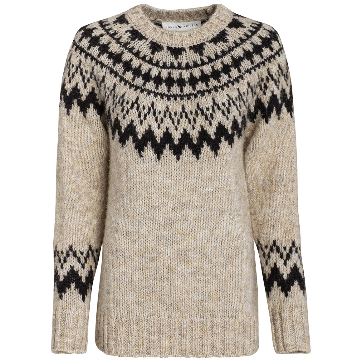 Damen Strickpullover mit Norwegermuster