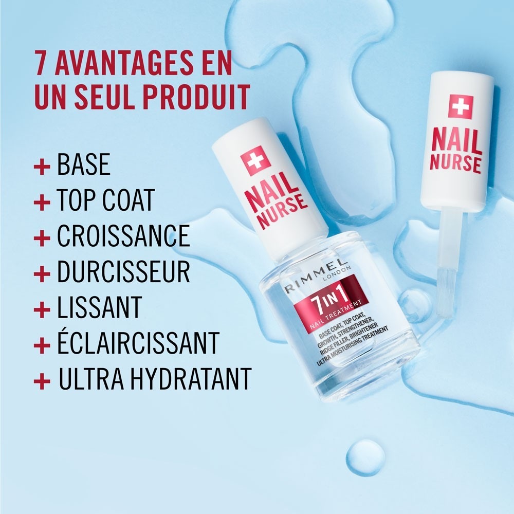 „Rimmel London SOIN NAIL CARE EXPANSION MULTI BENEFIT 7 IN 1“ nagų lakas