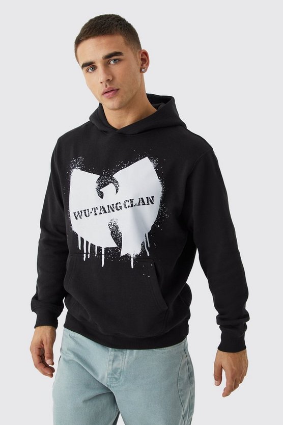 Hoodie mit lizenziertem Wu Tang Print