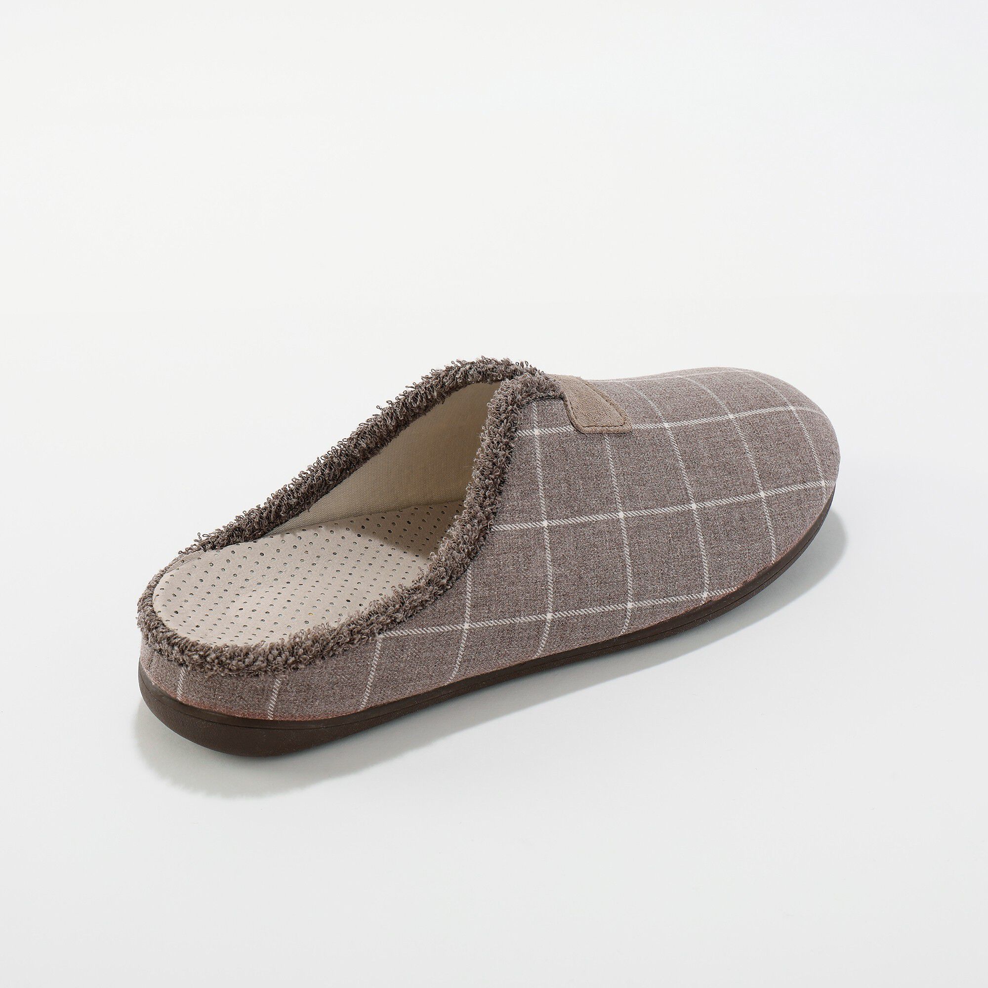 Mules carreaux semelle intérieure amovible