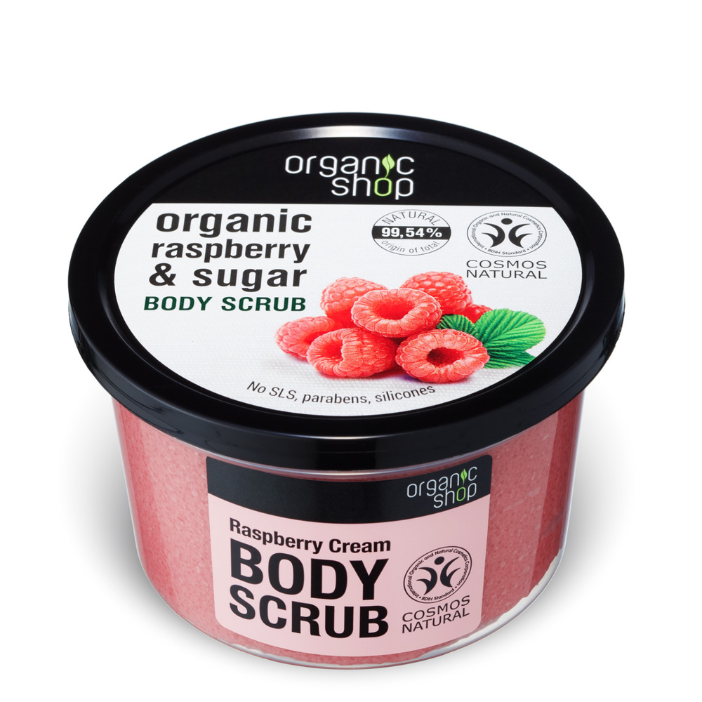 organic shop Gommage Epais Corps Framboise Gommages gros grains