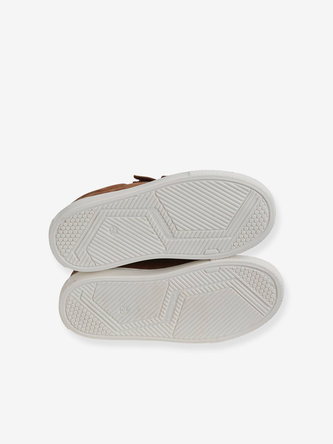 Vertbaudet Jungen Sneakers mit Klettverschluss - camelfarben