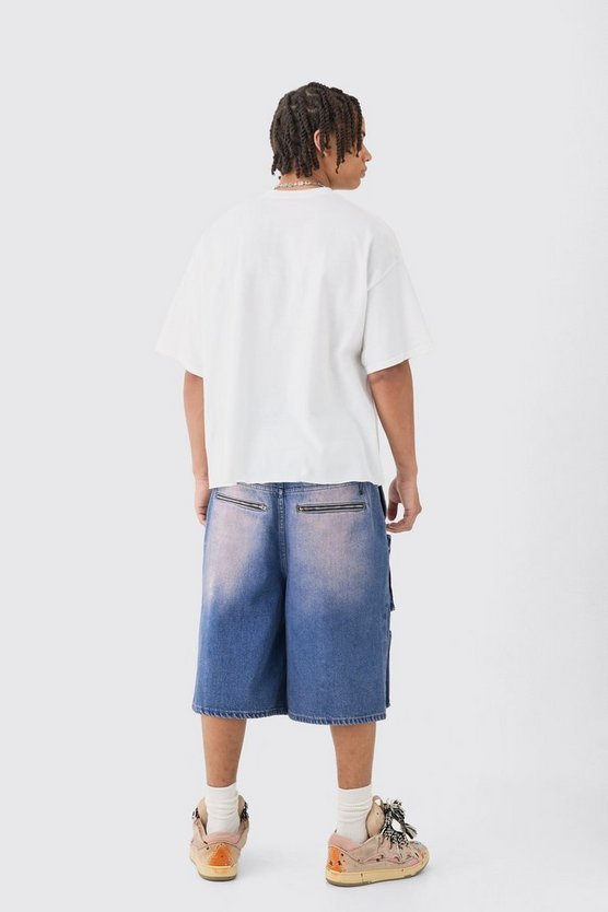 Kastiges Oversize T-Shirt mit lizenziertem Prince Print