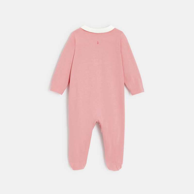 Dors-bien jersey câlin rose bébé fille