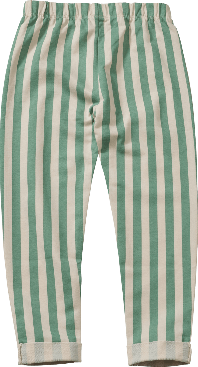 Jogginghose mit Streifen, beige & grün, Gr. 92, 1 St