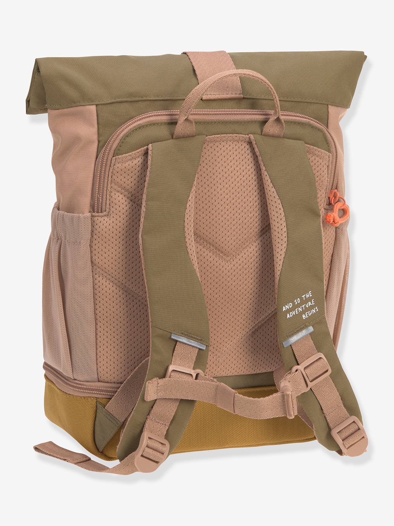 Mini sac à dos LÄSSIG Rolltop Nature noisette