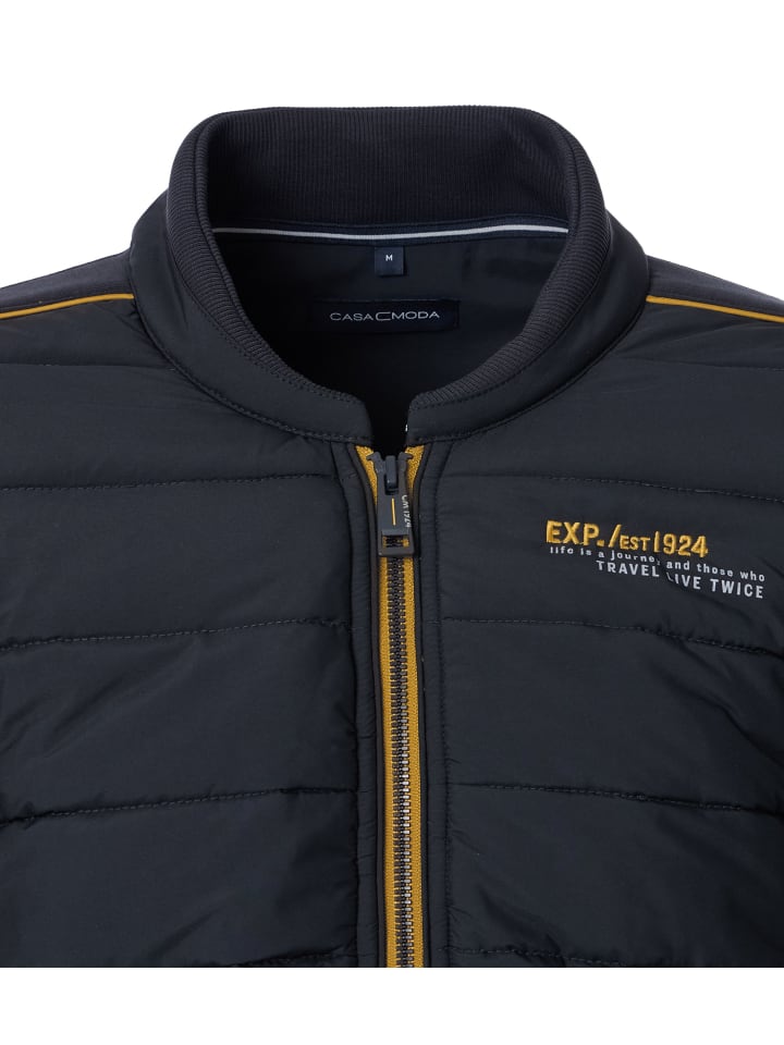 CASAMODA Sweatjacke in Dunkelblau günstig kaufen