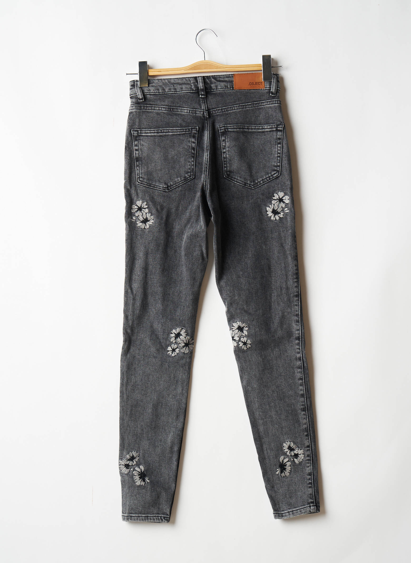 Object Jean Mom Femme couleur gris
