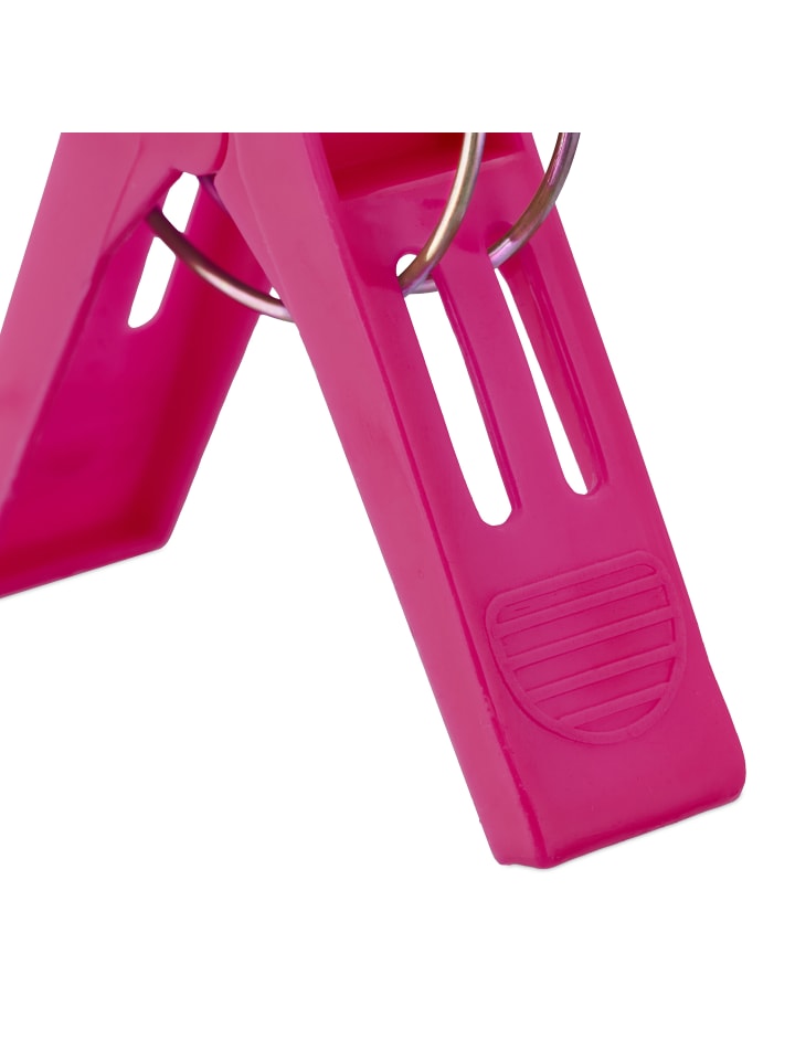 relaxdays 16 x Strandtuchklammern in Pink günstig kaufen onesize