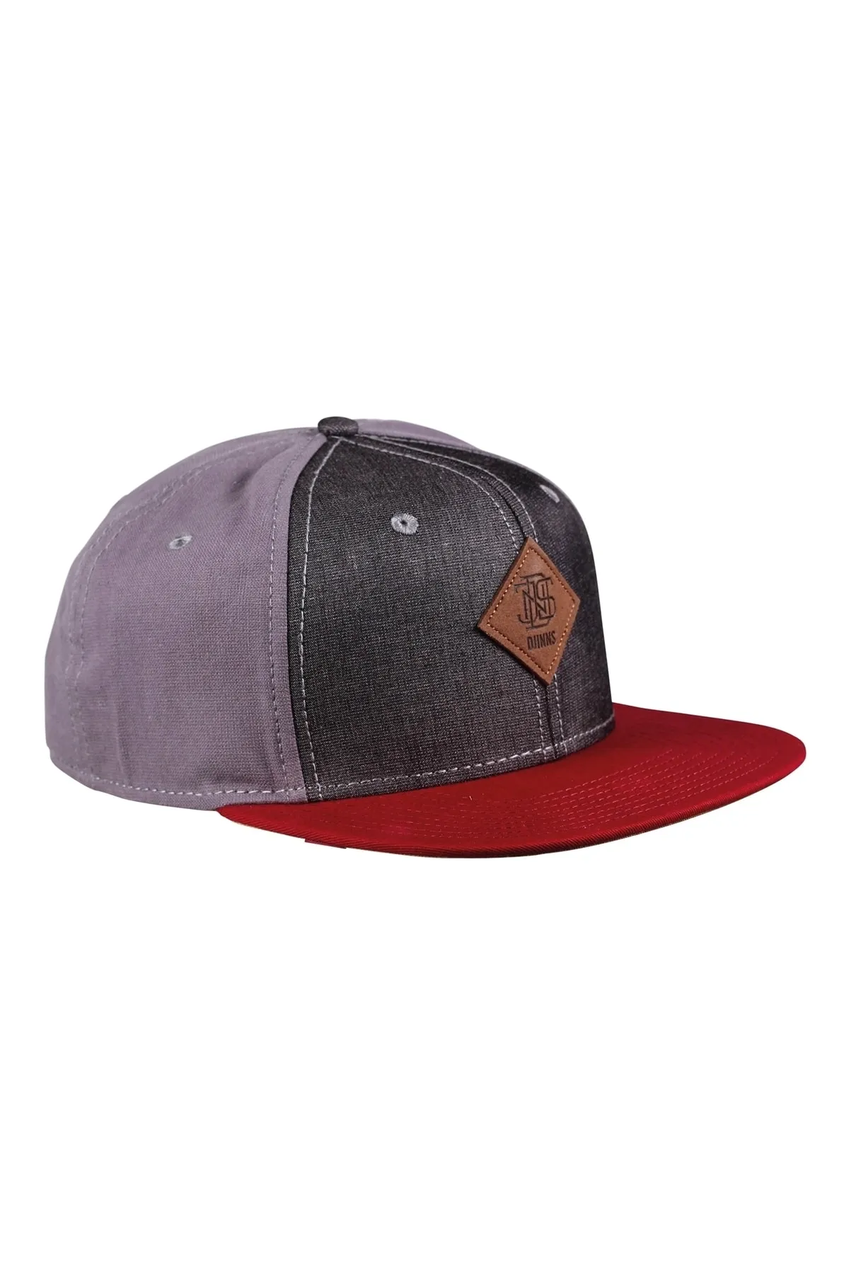 Djinn&'s  6 Panel Snapback Cap Canvas-Mix