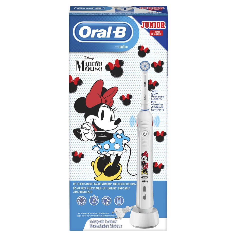 oral-b Brosse À Dents Électrique Oral-B Junior, Minnie Brosse À Dents Electrique