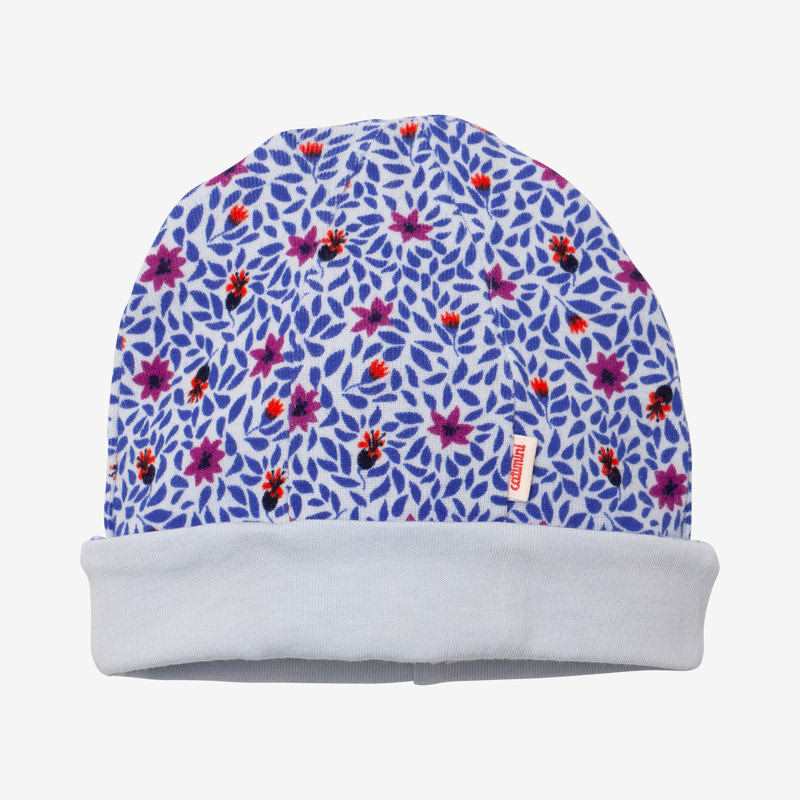 Bonnet bébé fille micro fleurs bleu Catimini