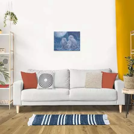 Puzzle 500 Teile - Eulen im Mondschein