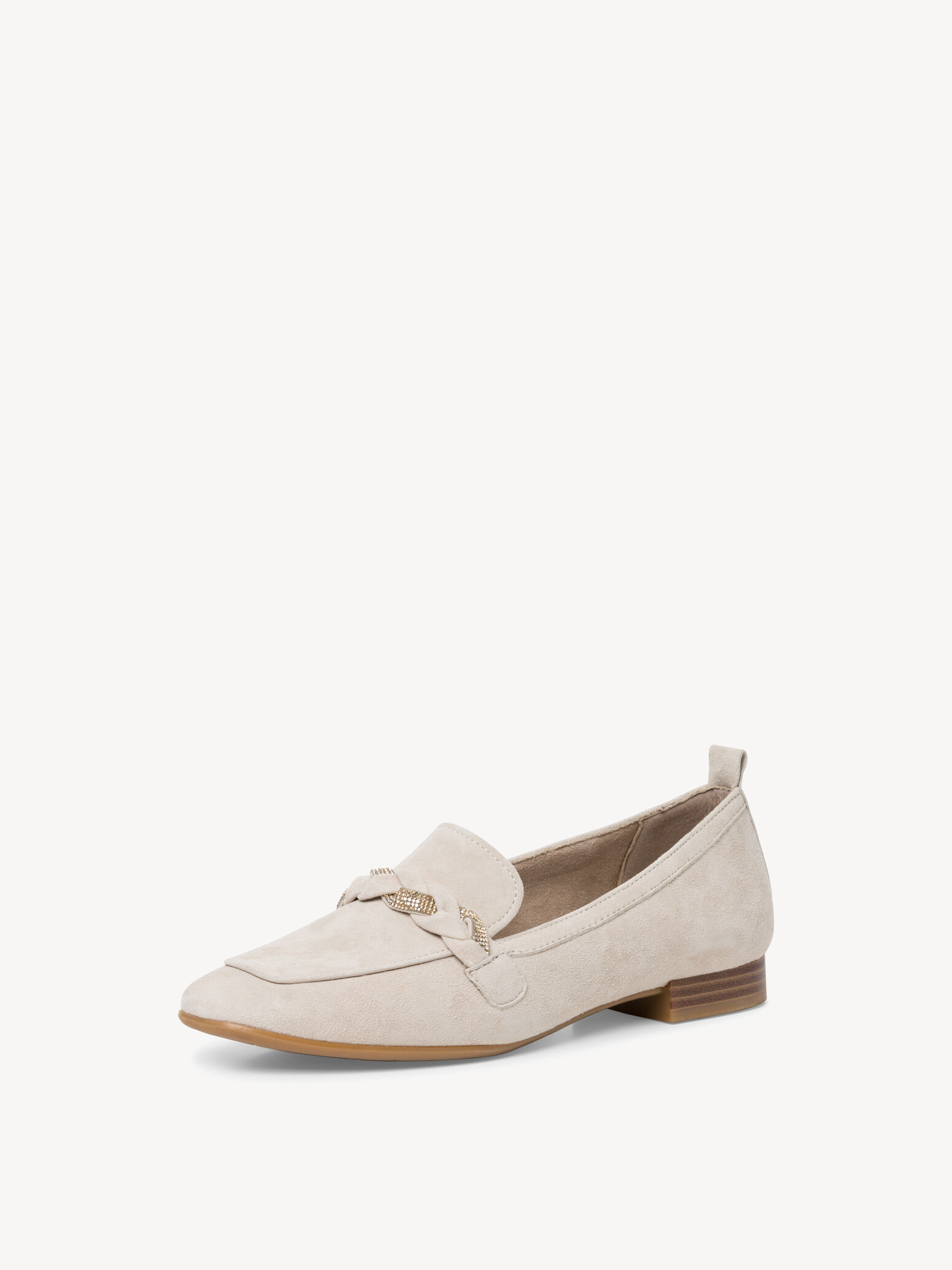 Slipper en cuir - beige