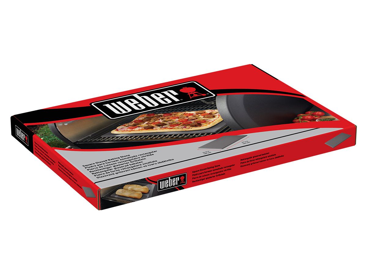 Weber 44 x 30 cm glasierter Pizzastein