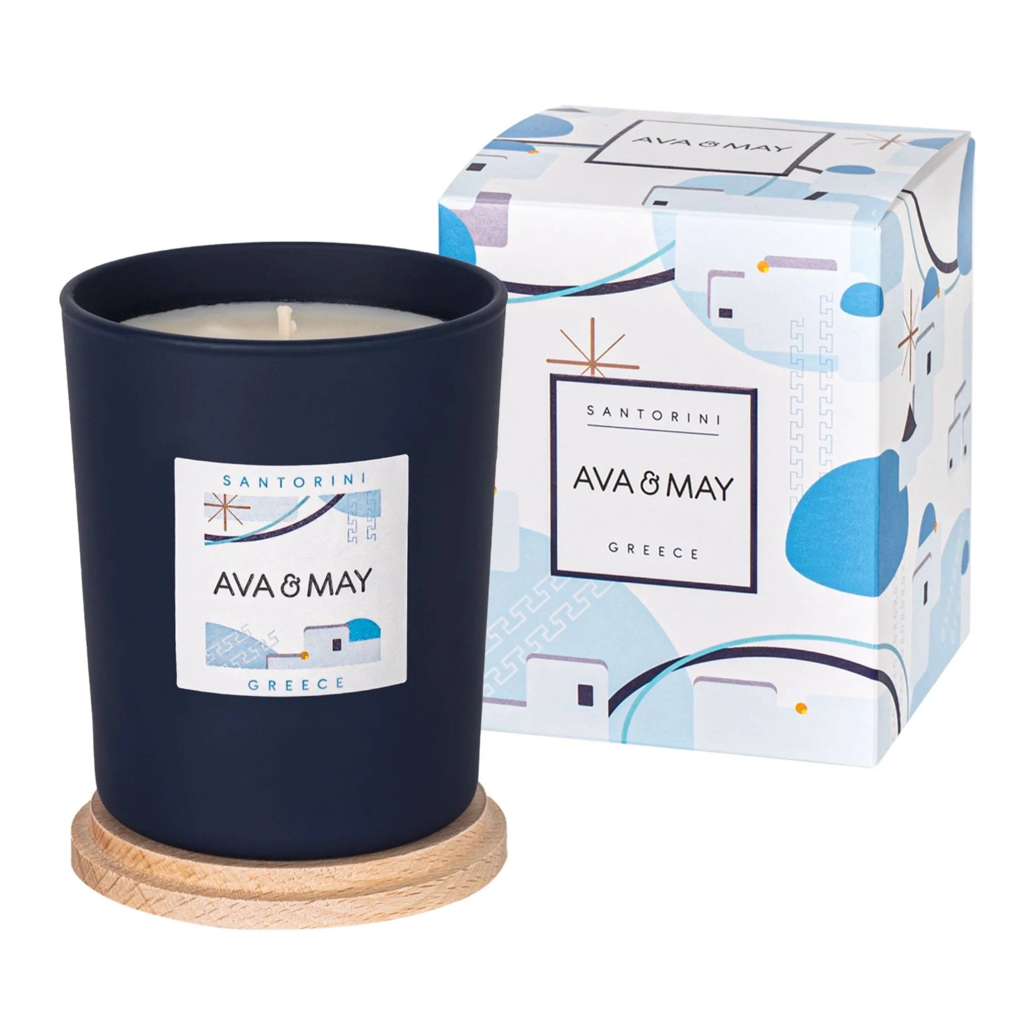 Santorini Candles - Dišeča sveča