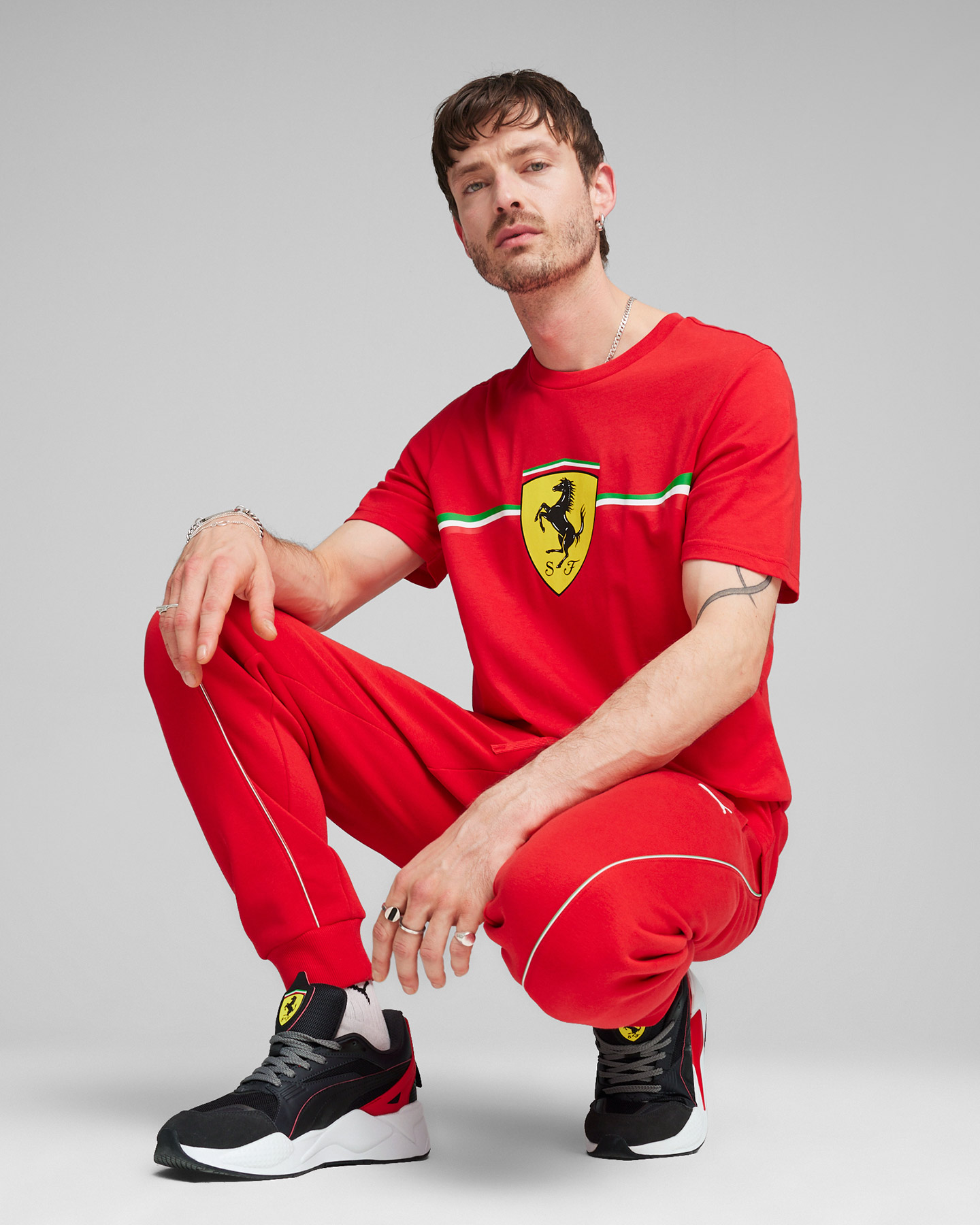 Pánske tričko Puma Ferrari Race Big Shield Heritage M 623807-02