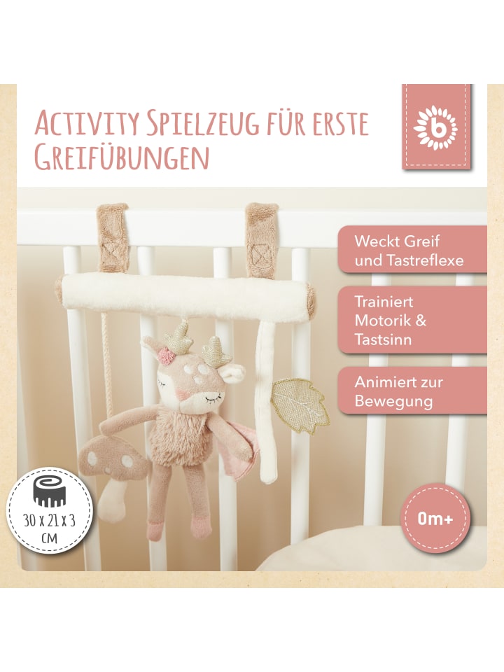 Bieco Spielwaren Kinderwagen Kette Design Reh - ab Geburt in Beige günstig kaufen onesize