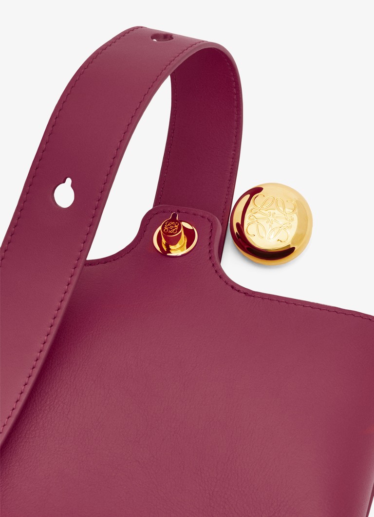 Borsa a tracolla LOEWE Pebble Bucket Mini in pelle di vitello