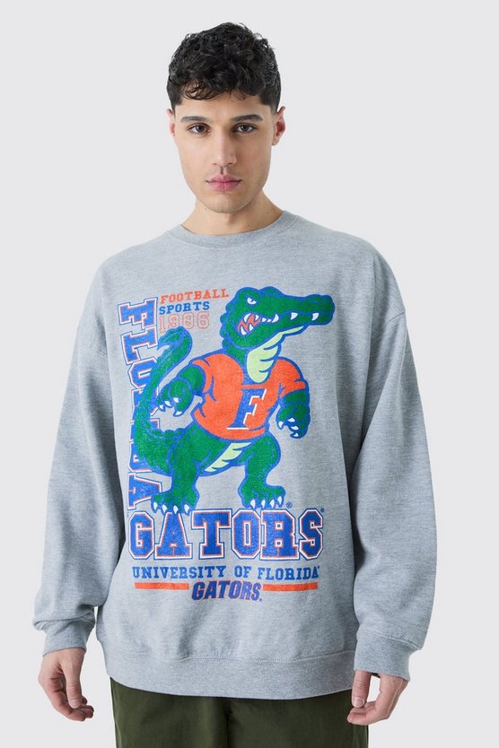 Oversize Sweatshirt mit lizenziertem Florida Gators Print
