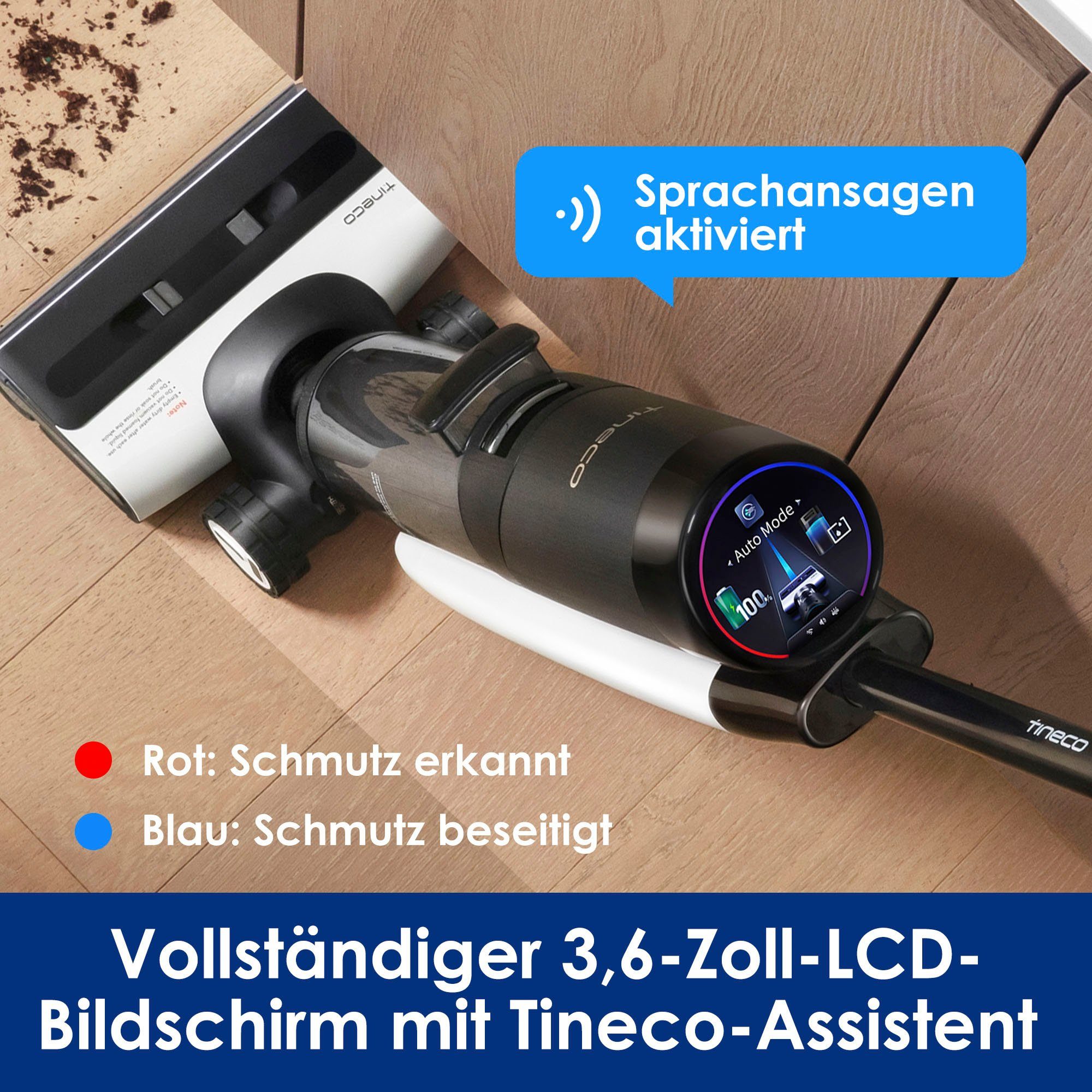 Tineco Nass-Trocken-Akkusauger Floor One S7 Premium, 230 W, beutellos