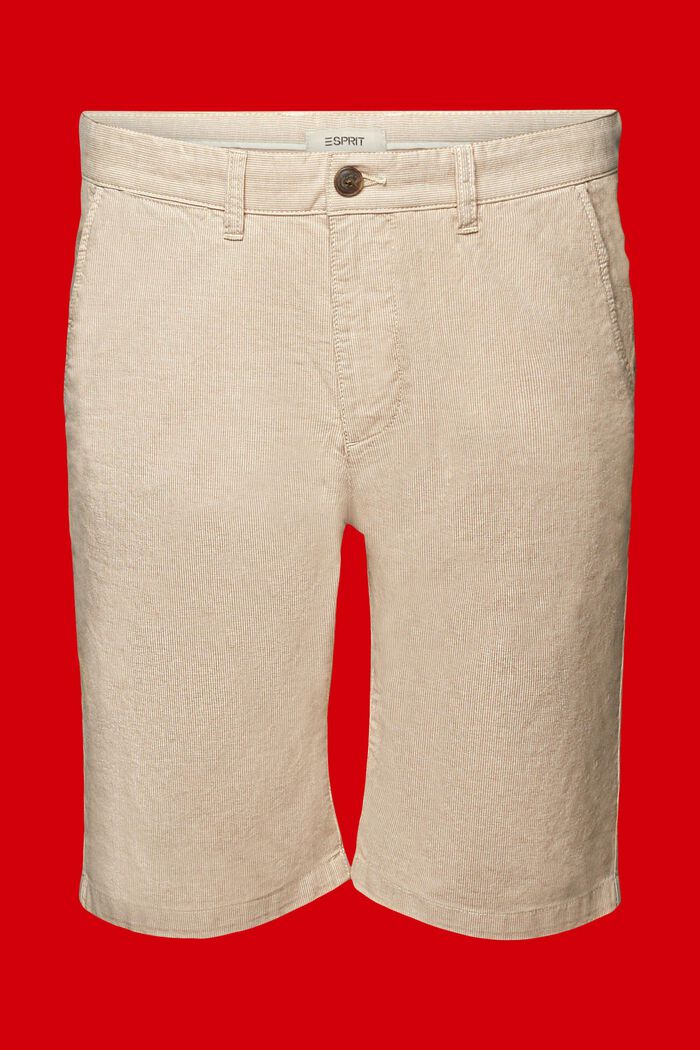 Zweifarbige Chino-Shorts