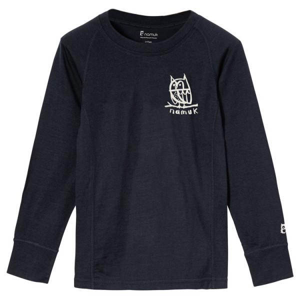 Namuk - Kid's Uil Merino Longsleeve - Merinounterwäsche