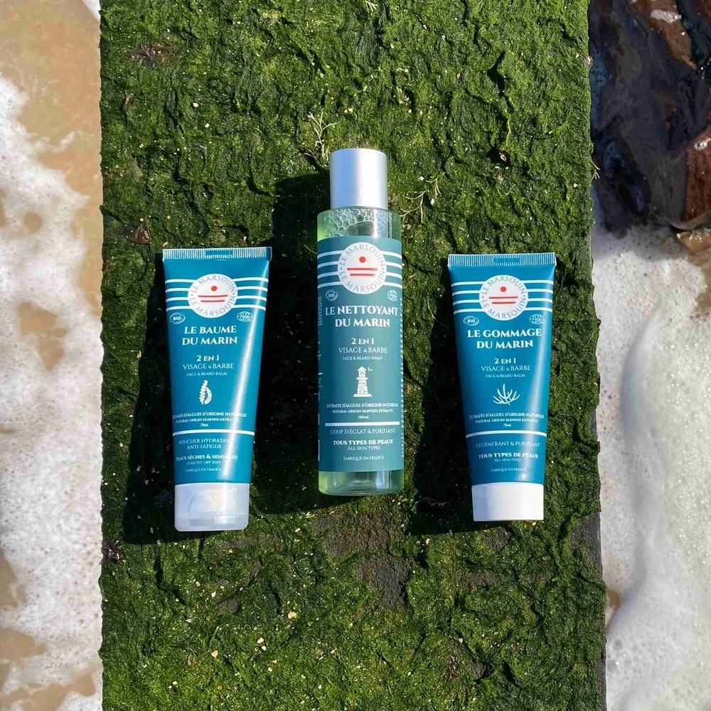 le marsouin Coffret visage Trio du Marin Coffret soin visage